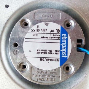 AC-Radial-Kompaktlüfter (Einzelansaugung)-RER160-28/56S